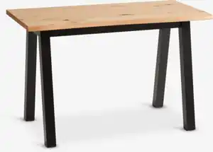 Schreibtisch SKOVLUNDE eiche natur/schwarz