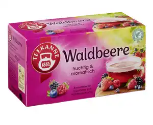 Teekanne Natur Kräuter- und Früchte Waldbeere