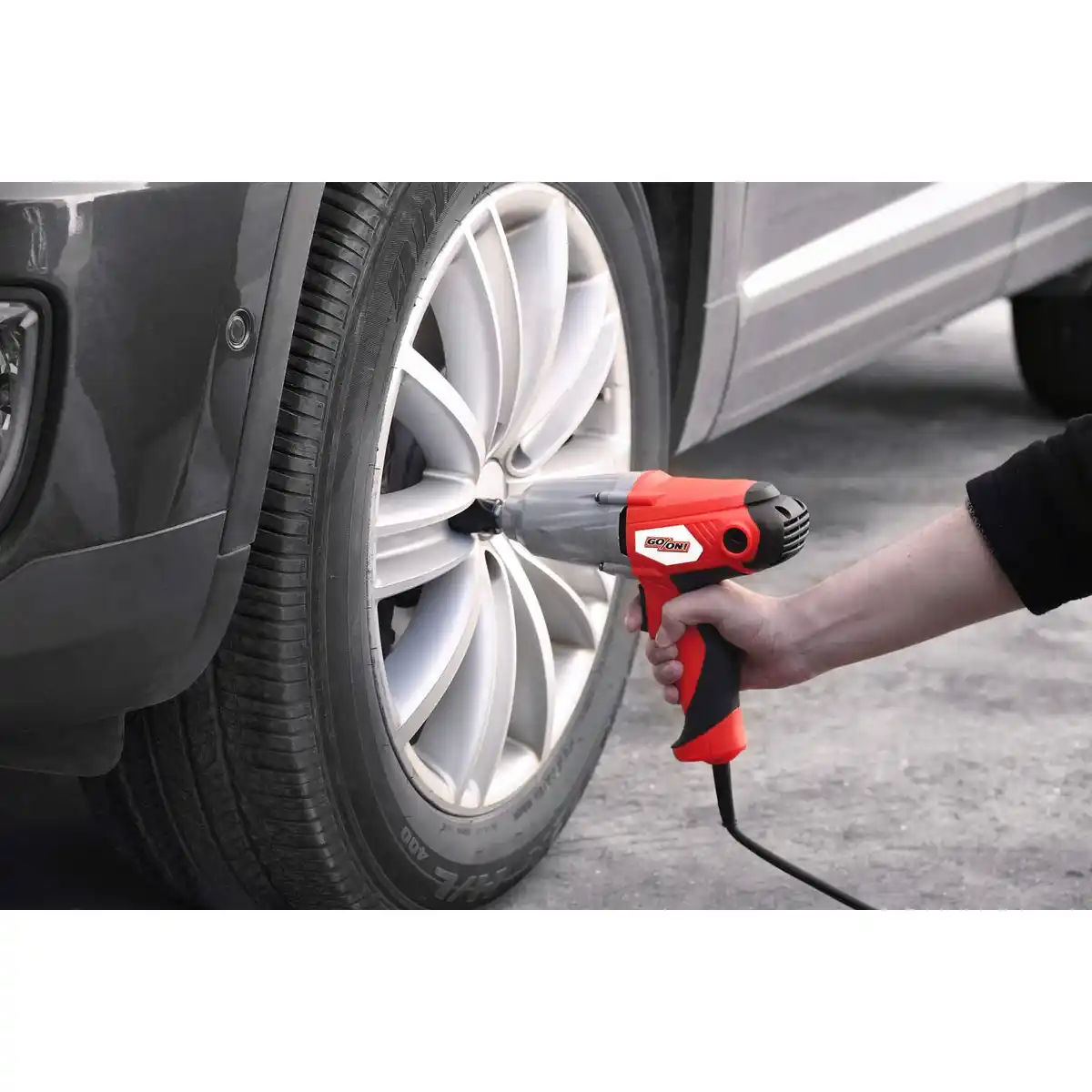 Bild 3 von GO/ON! Schlagschrauber, inkl. Schraubeinsätze und Koffer, rot