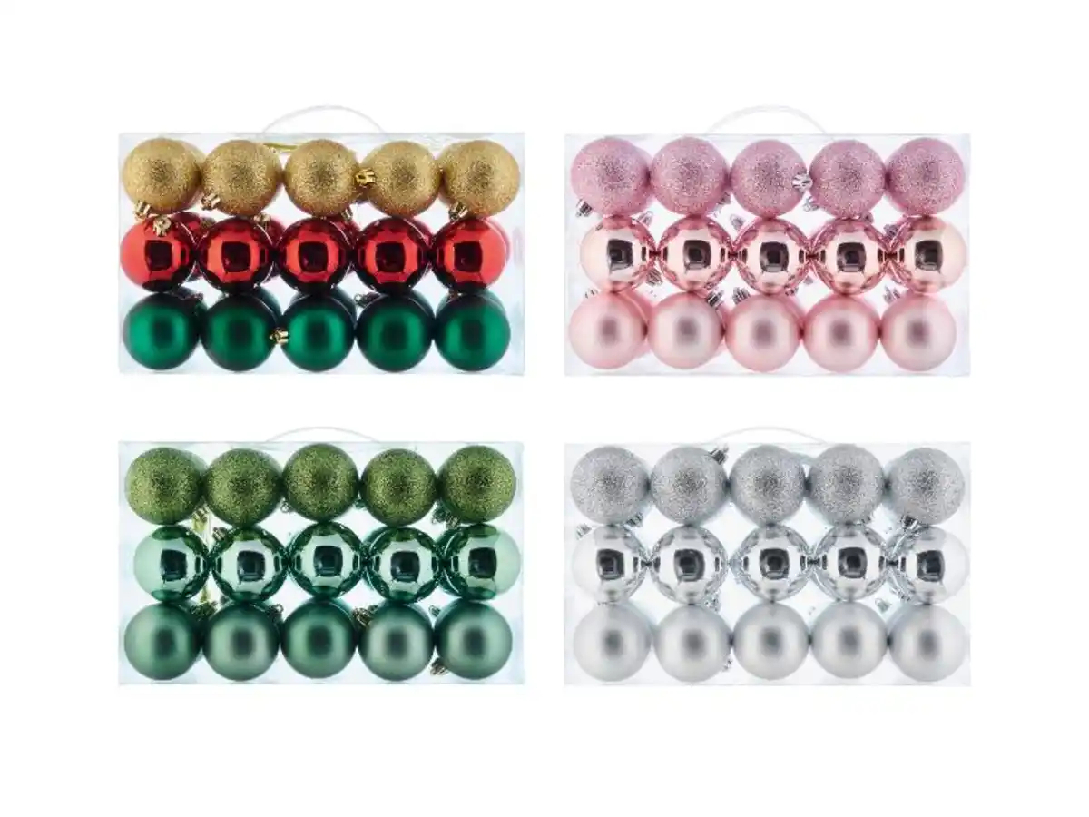 Bild 1 von LIVARNO home Christbaumschmuck 30er, 5cm