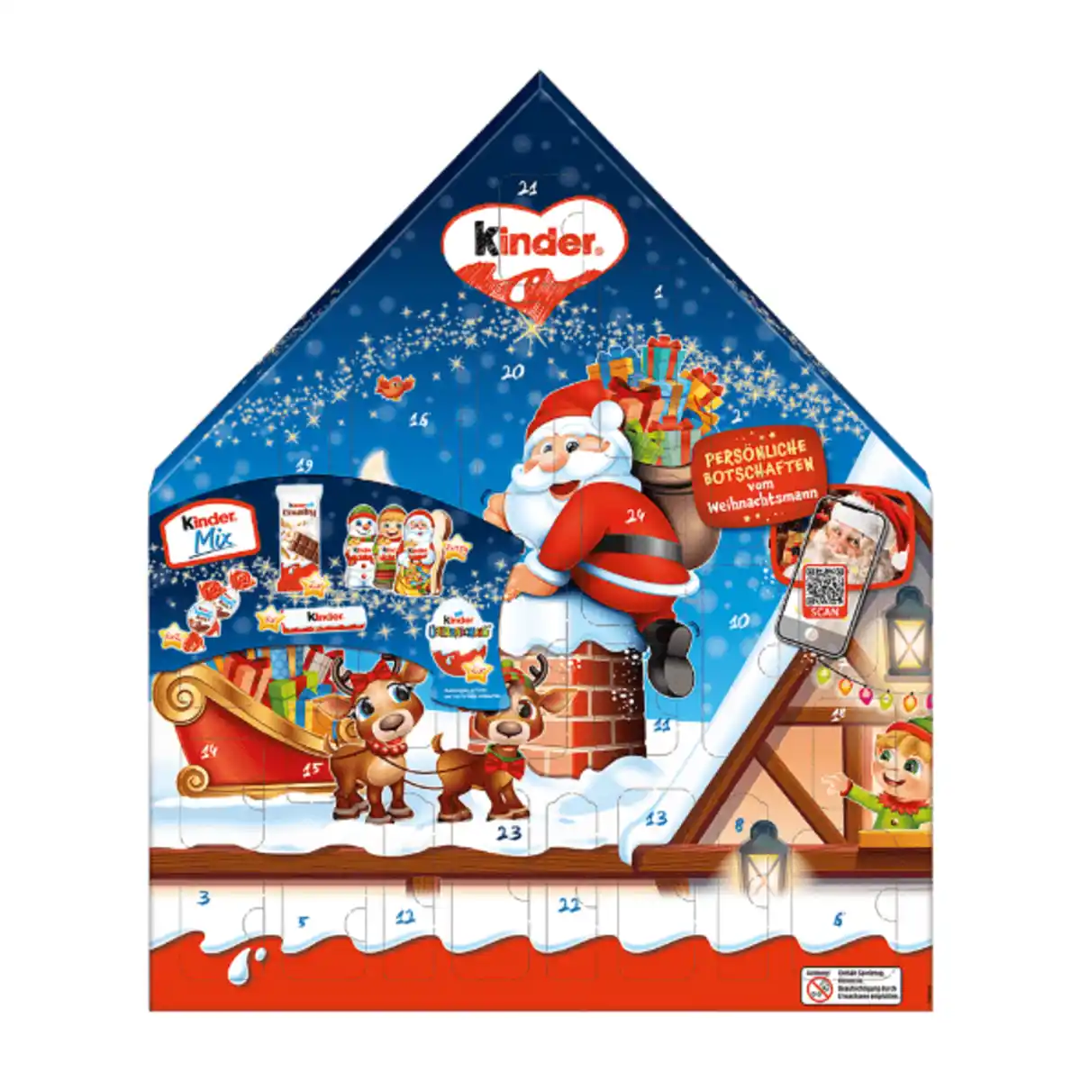 Bild 1 von FERRERO Kinder Maxi-Mix Adventskalender 351g