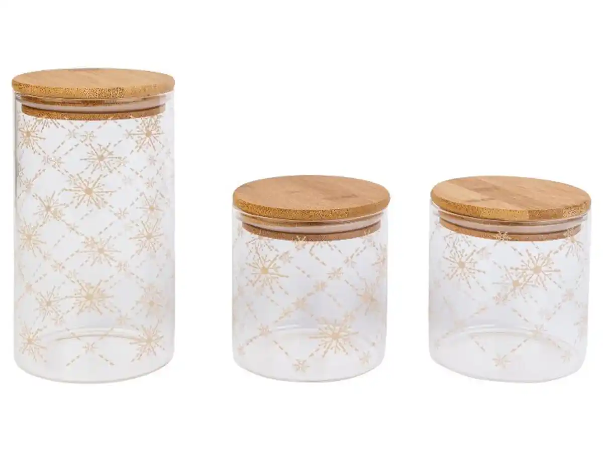 Bild 1 von LIVARNO home Glas-Aufbewahrungsdosen-Set, 3-teilig