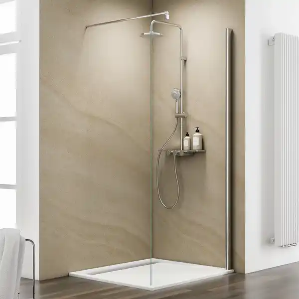 Bild 1 von SCHULTE Duschwand »MasterClass«, BxH: 60 x 200 cm, ESG, Walk-In, Ecke