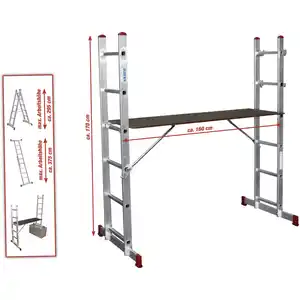 Krause Leiterngerüst 'Corda' 2 x 6 Sprossen