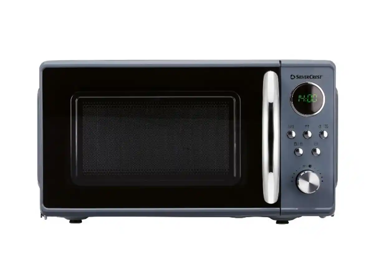 Bild 1 von SILVERCREST® Mikrowelle »SMWC 700 D1«, im Retro-Design, anthrazit