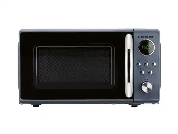 Bild 1 von SILVERCREST® Mikrowelle »SMWC 700 D1«, im Retro-Design, anthrazit