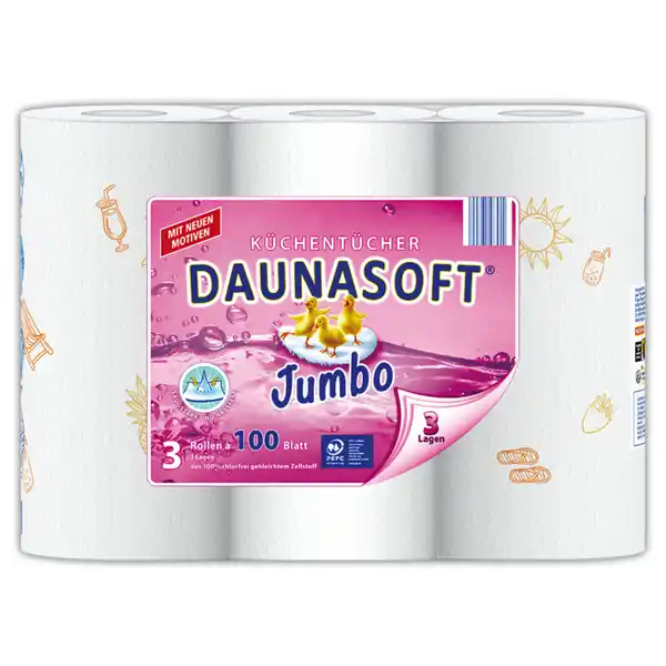 Bild 1 von Daunasoft Küchentücher Jumbo