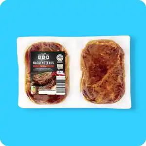 BBQ Marinierte Nackensteaks⁷, Vom Schwein