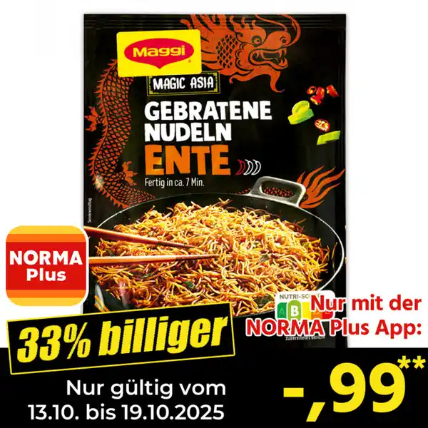 Bild 1 von Maggi Magic Asia Gebratene Nudeln