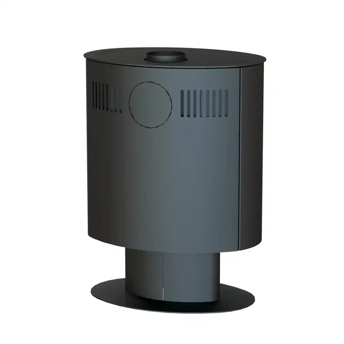 Bild 4 von THERMIA Kaminofen »Madagascar Mini«, grau, Stahl, 8 kW