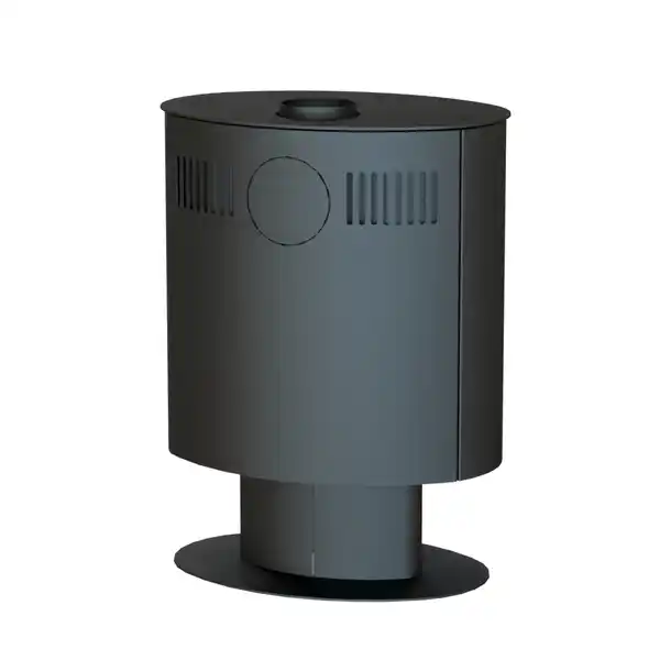 Bild 4 von THERMIA Kaminofen »Madagascar Mini«, grau, Stahl, 8 kW