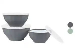 SILVERCREST® Schüsselset mit Deckel 3-teilig
