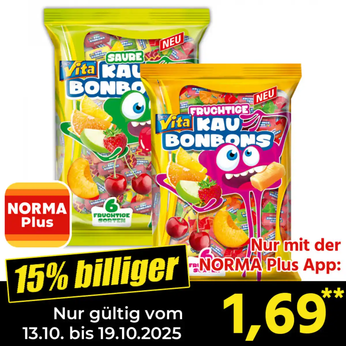 Bild 1 von Bona Vita Fruchtige Kaubonbons