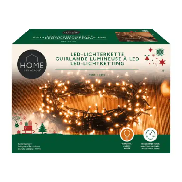 Bild 4 von HOME CREATION LED-Lichterkette 200