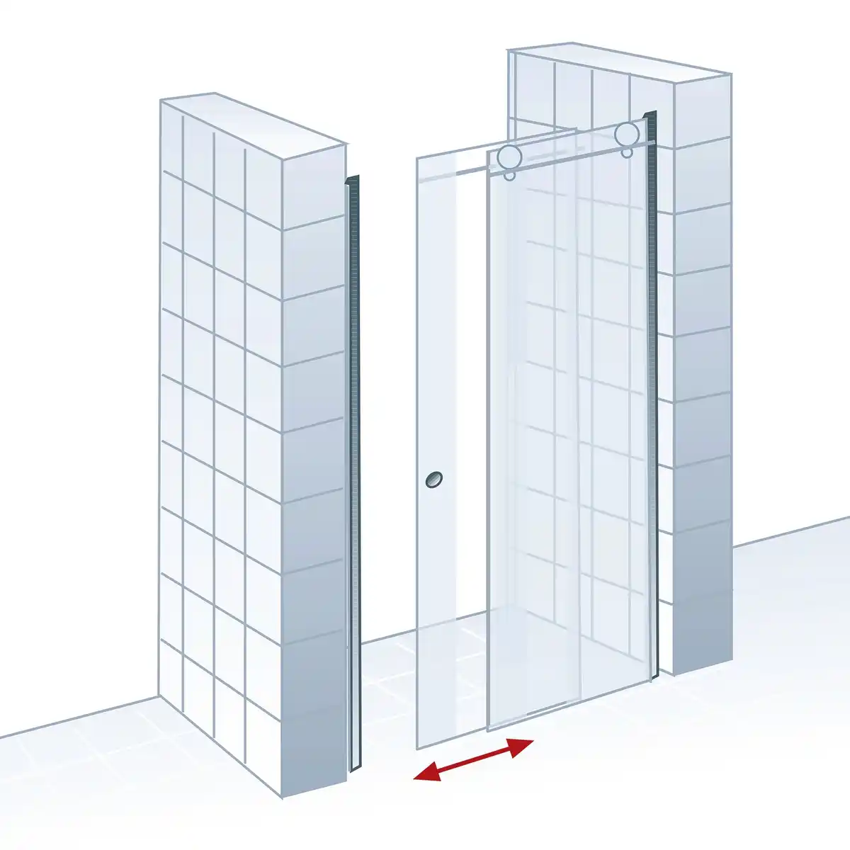 Bild 3 von SCHULTE Schiebetür »MasterClass«, Schiebetür, BxH: 120 x 200 cm