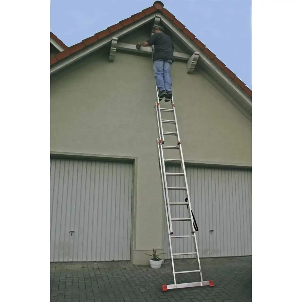 Bild 4 von KRAUSE Vielzweckleiter »MONTO Tribilo«, 27 Sprossen, Aluminium