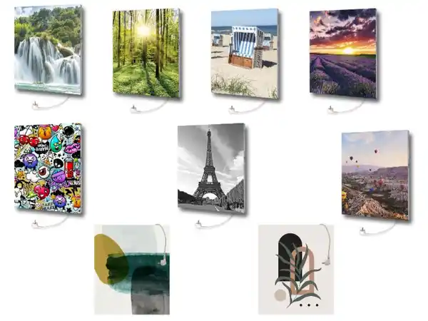 Bild 2 von marmony® Infrarot-MOTIV-Heizkörper 500 W mit Thermostat MTC-40