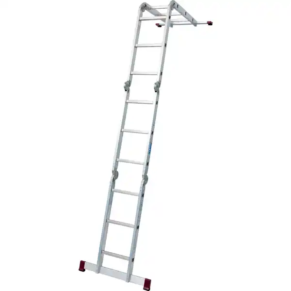 Bild 2 von KRAUSE Gelenkleiter »CORDA«, 12 Sprossen, aluminium