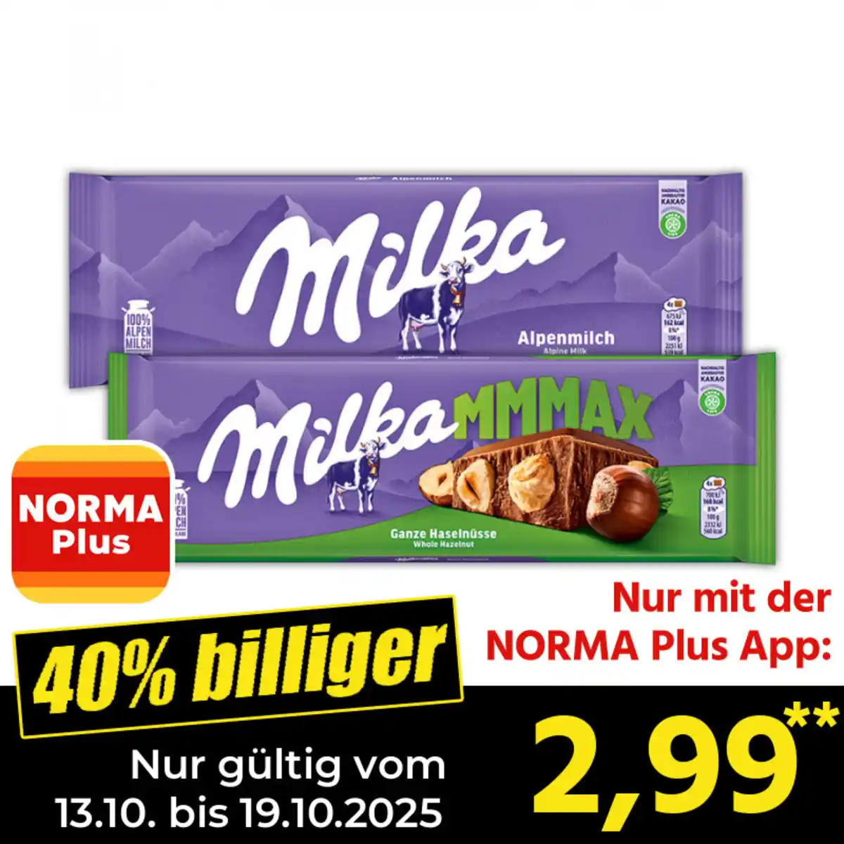 Bild 1 von Milka Großtafel