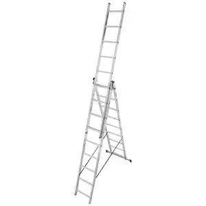 KRAUSE Vielzweckleiter »CORDA«, 27 Sprossen, Aluminium