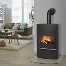 Bild 3 von COLOR EMAJL Kaminofen »Alaska«, schwarz, Stahl, 7,8 kW