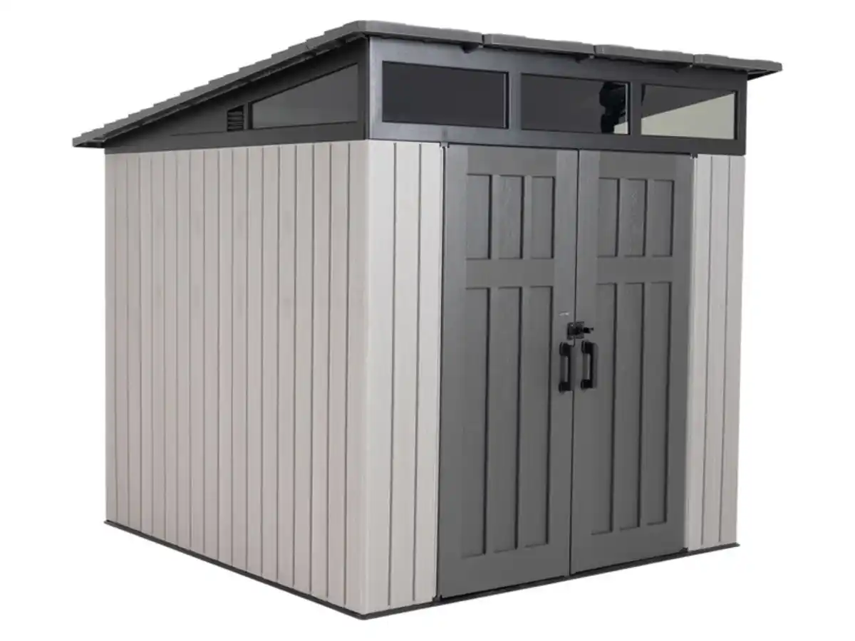 Bild 2 von Lifetime Gerätehaus »Merkur«, Stahl/Kunststoff, mit vielen Oberlichtern