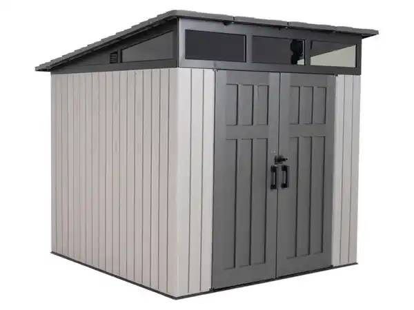 Bild 2 von Lifetime Gerätehaus »Merkur«, Stahl/Kunststoff, mit vielen Oberlichtern