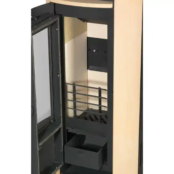 Bild 2 von accente Kaminofen »Slimline«, schwarz, Sandstein, 5 kW