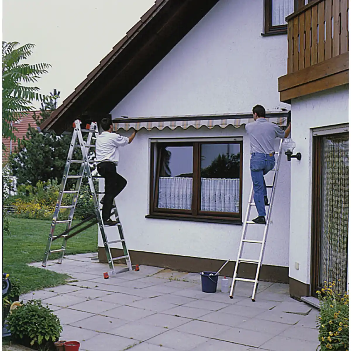 Bild 2 von KRAUSE Vielzweckleiter »MONTO Tribilo«, 27 Sprossen, Aluminium