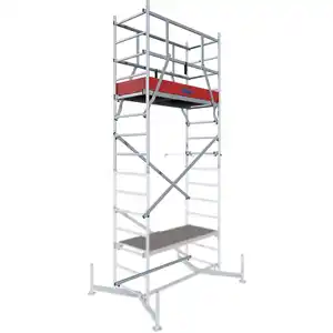 KRAUSE Arbeitsgerüst »ClimTec«, 1. Aufstockung; Arbeitshöhe: 5,00 m, max. 200 kg/m², Aluminium