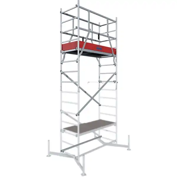 Bild 1 von KRAUSE Arbeitsgerüst »ClimTec«, 1. Aufstockung; Arbeitshöhe: 5,00 m, max. 200 kg/m², Aluminium