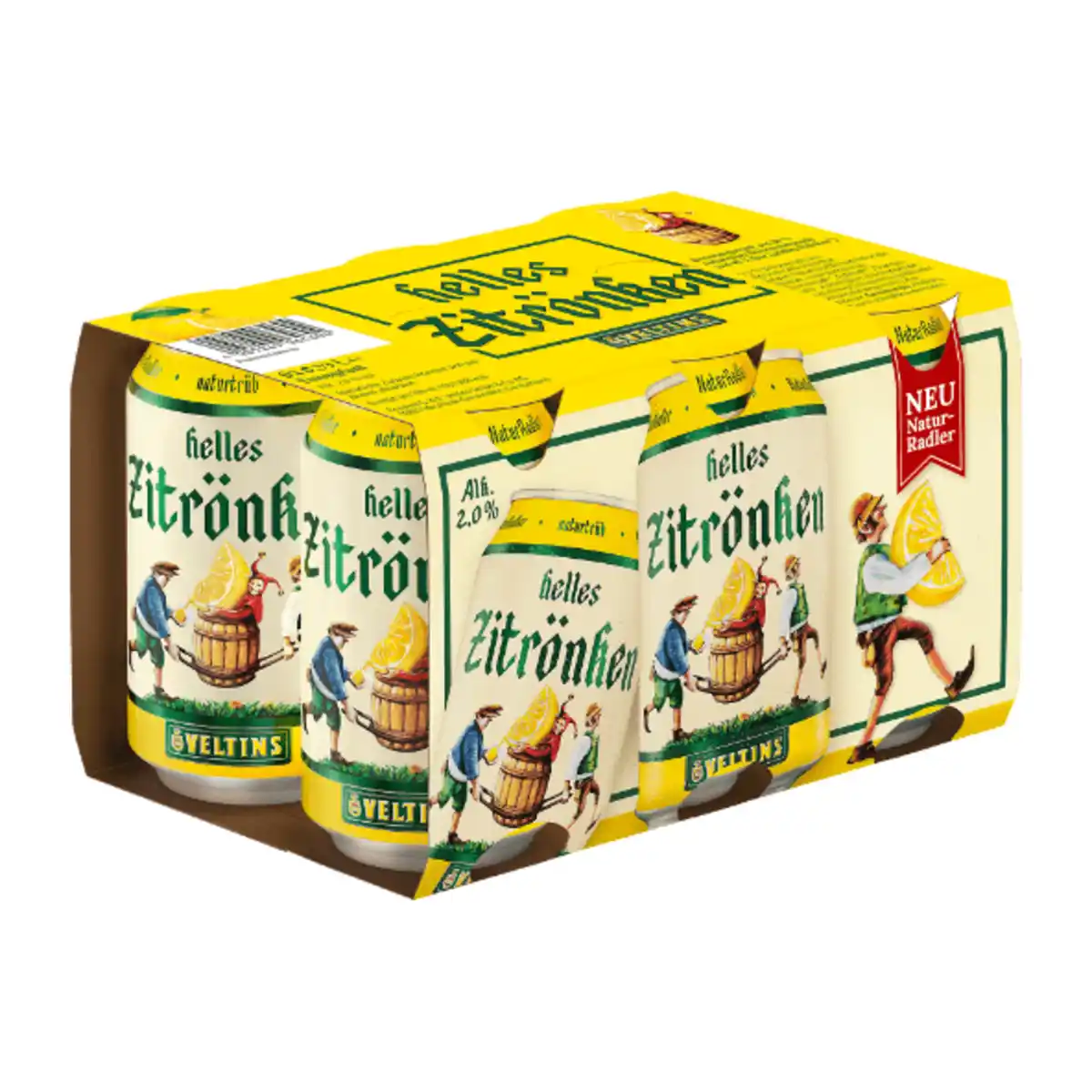 Bild 1 von VELTINS Helles Zitrönken 0,33L