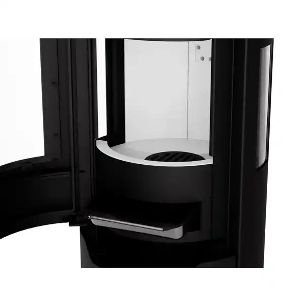 Bild 3 von THERMIA Kaminofen »Lübeck«, schwarz, Stahl, 6 kW