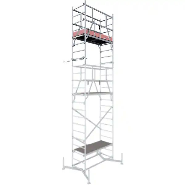 Bild 1 von KRAUSE Arbeitsgerüst »ClimTec«, 2. Aufstockung; Arbeitshöhe: 7,00 m, max. 200 kg/m², Aluminium