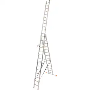 KRAUSE Vielzweckleiter »MONTO Tribilo«, 42 Sprossen, Aluminium