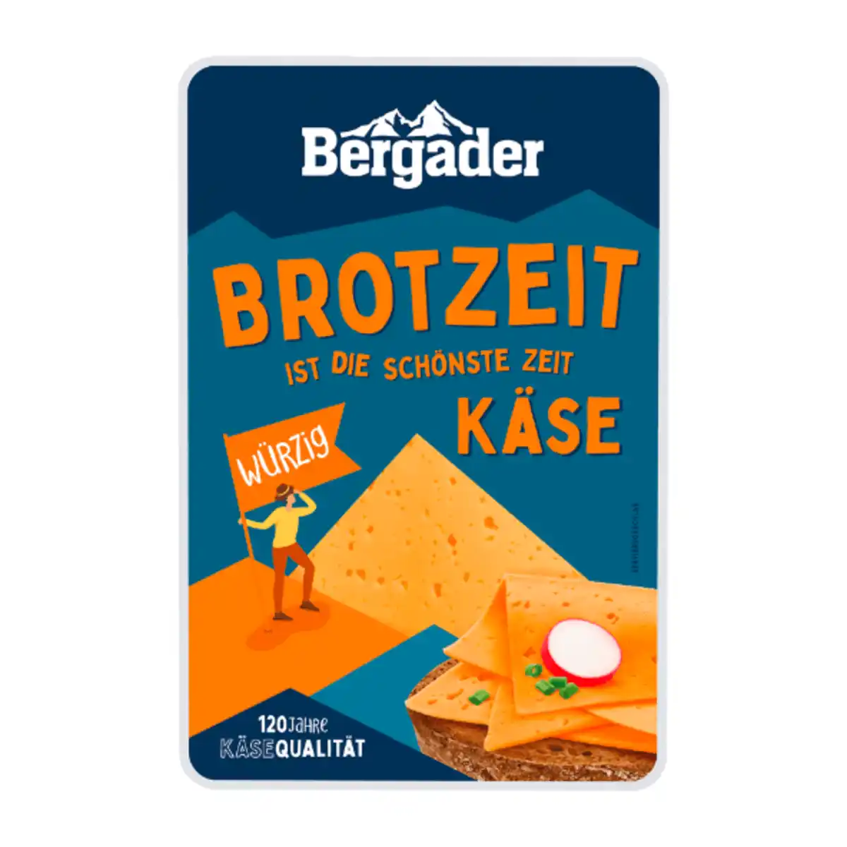 Bild 3 von BERGADER Käsescheiben 125g