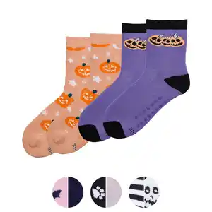 LILY & DAN Kinder-Anti-Rutsch-Socken, 2er-Pack