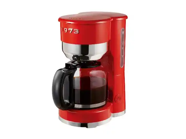 Bild 3 von SILVERCREST® Kaffeemaschine Chrom Retro 1973 Rot SKMR 1000 A1