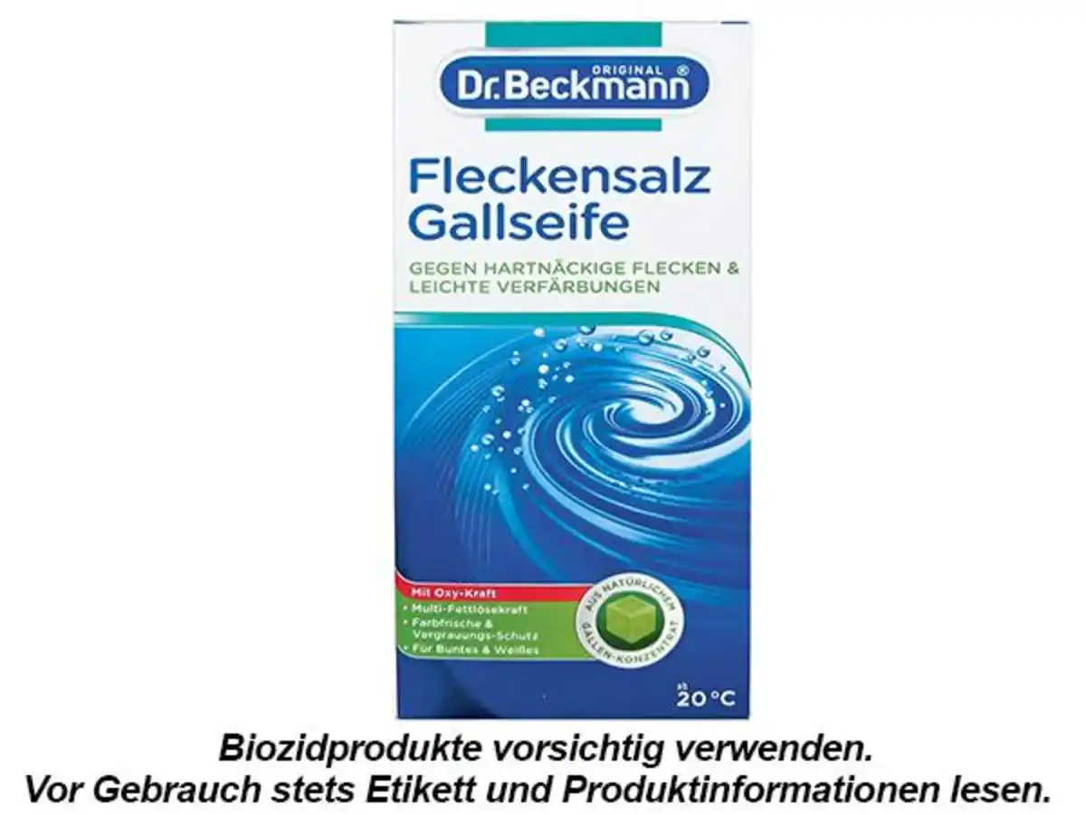 Bild 1 von Dr. Beckmann Fleckensalz Gallseife 500 g