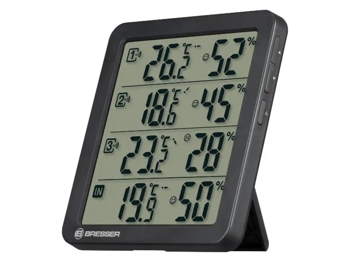 Bild 1 von BRESSER Thermo-/ Hygrometer Quadro