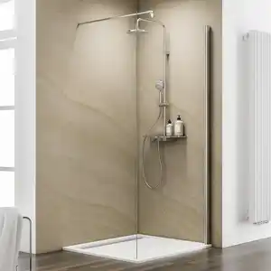 SCHULTE Duschwand »MasterClass«, BxH: 80 x 200 cm, ESG, Walk-In, Ecke