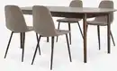 Bild 1 von MARSTRAND L200/280 Tisch eichenf. dunkel + 4 JONSTRUP beige