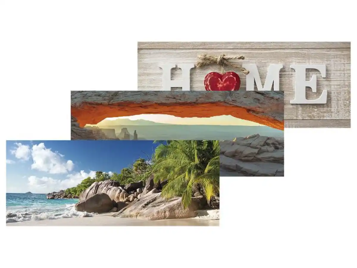 Bild 1 von marmony® marmony® Infrarot-MOTIV-Heizkörper 800 Watt Natur mit Thermostat MTC-40