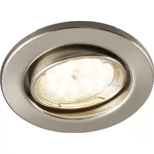 toom LED-Einbauleuchten-Set nickelfarben Ø 8,6 cm 3 Stück