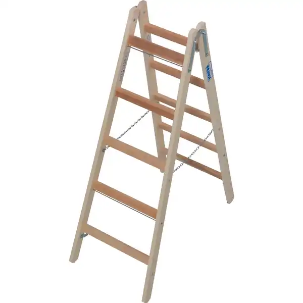 Bild 3 von KRAUSE Sprossen-Doppelleiter »STABILO«, Anzahl Sprossen: 10, aus Holz