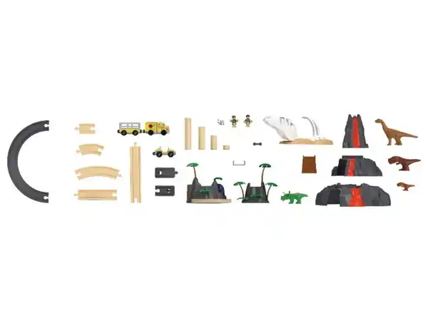 Bild 3 von lupilu® Eisenbahnset City-Express / Dinoland