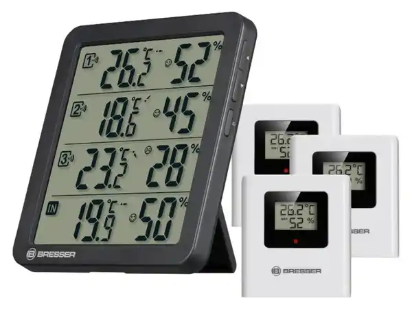 Bild 2 von BRESSER Thermo-/ Hygrometer Quadro
