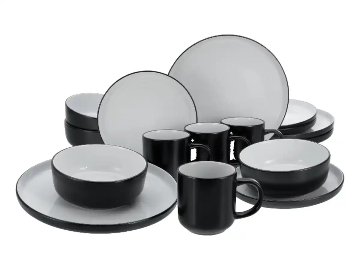 Bild 2 von Creatable Geschirrset »Nordic Cool Black«