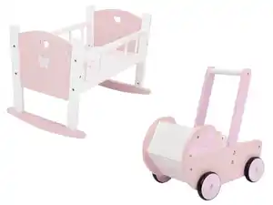 lupilu® Puppenwiege / Puppenwagen