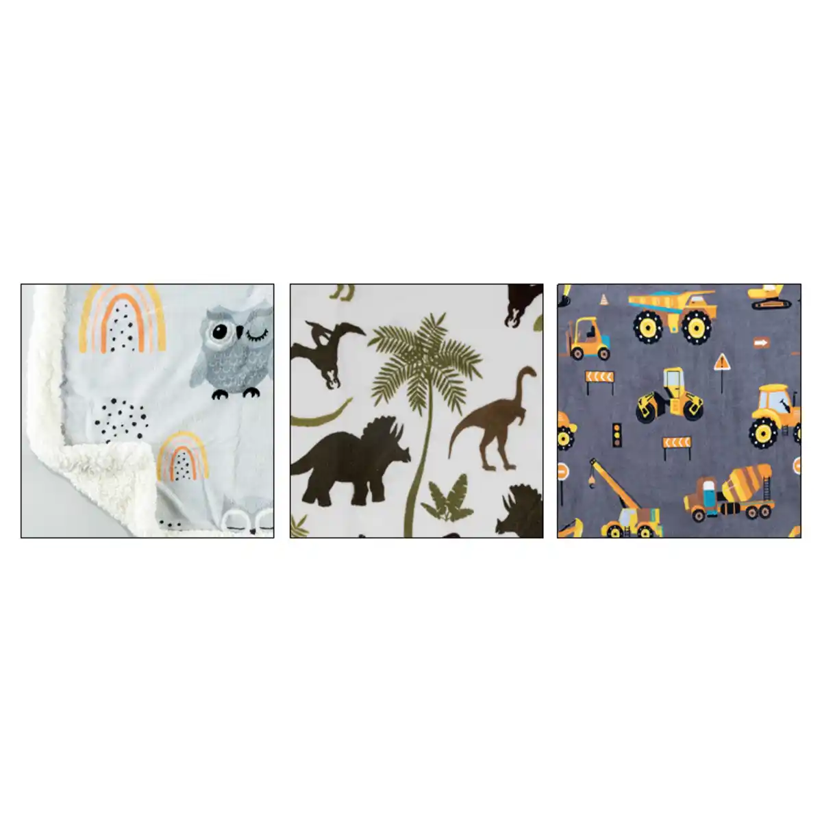 Bild 2 von Dreamtex-Junior Kinder-Coral-Sherpa-Kuscheldecke